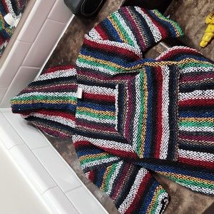 Dog Baja Hoodie Poncho